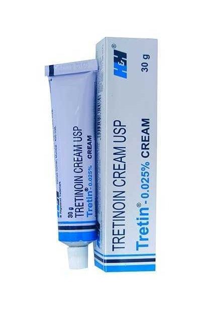 Tretinoin Cream 0.025% USP, product image.