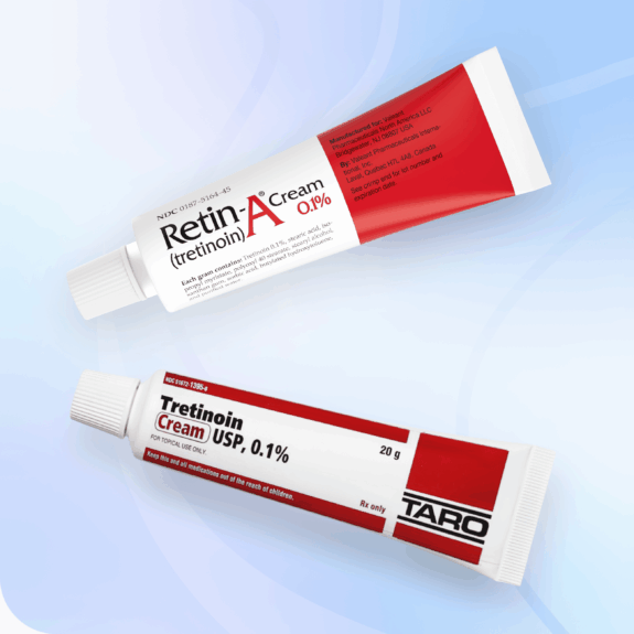 Tretinoin 0.1% cream tube