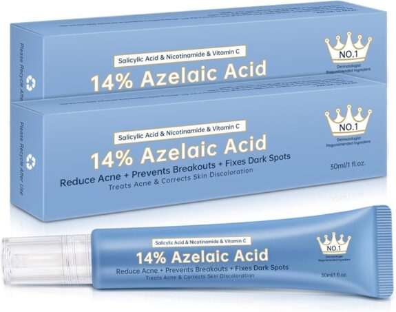 Squalane & Azelaic Acid serum bottle.