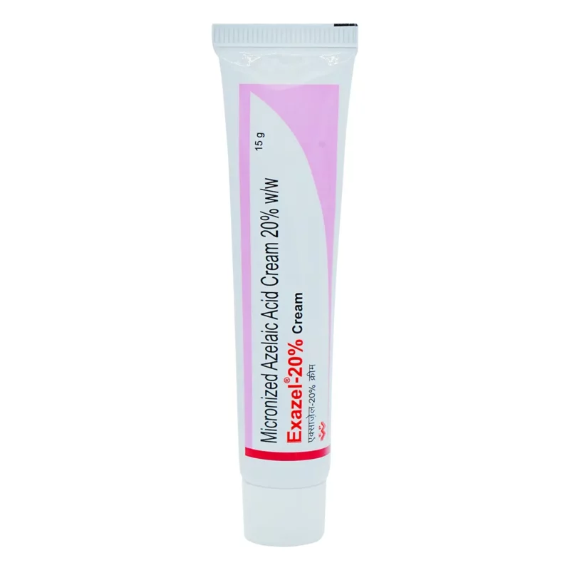 Exazel 20 Cream tube.