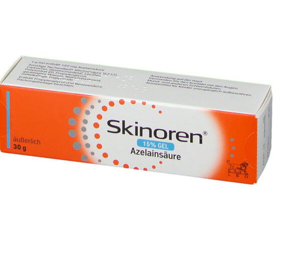 Skinoren Gel tube.