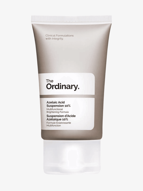 Azelaic acid skincare products.