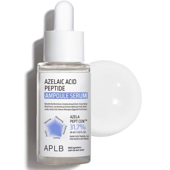 Peptides & Azelaic Acid serum bottle