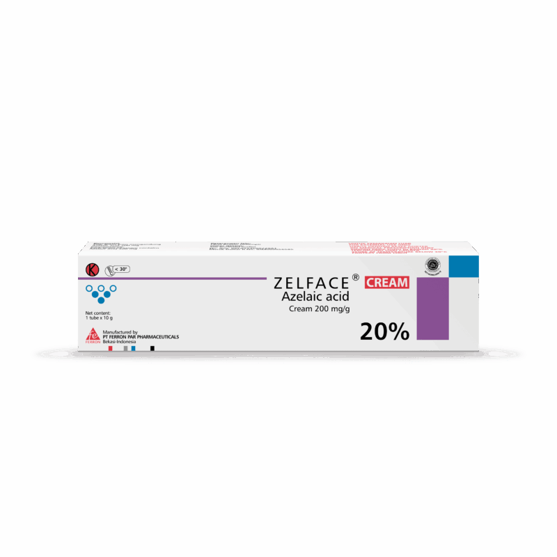 Zelface Cream 20: Moisturizing face cream jar.