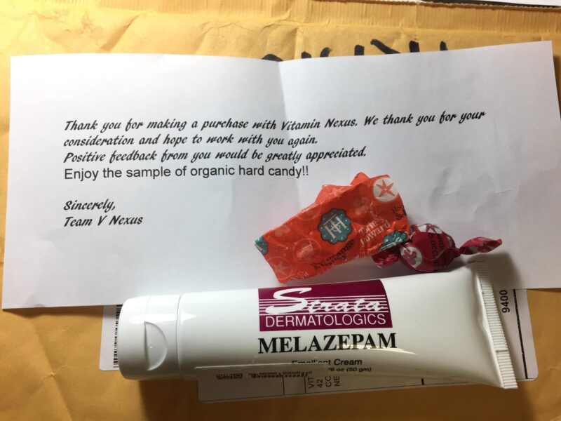 Melazepam Azelaic Acid serum bottle.