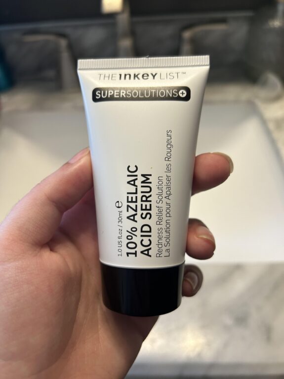 The Inkey List Azelaic Acid serum bottle.
