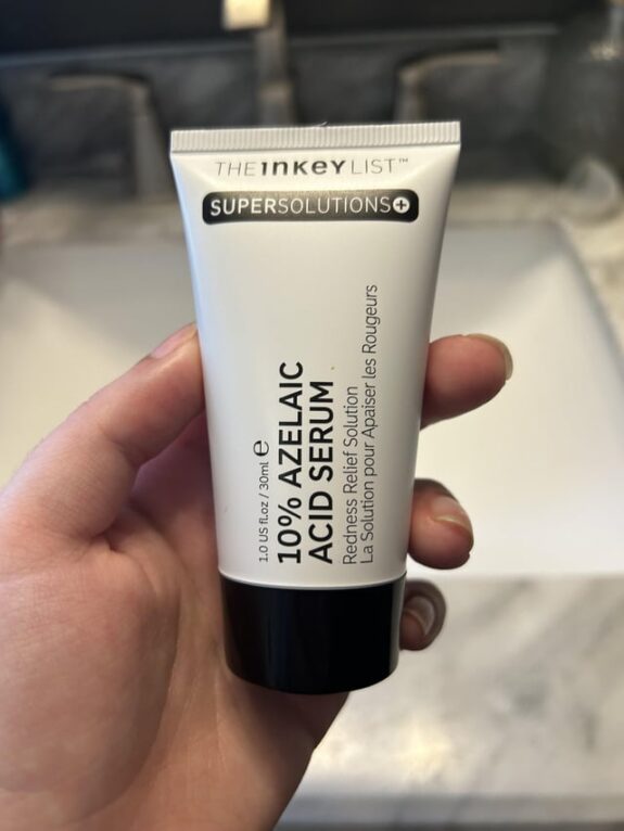 The Inkey List Azelaic Acid serum bottle.