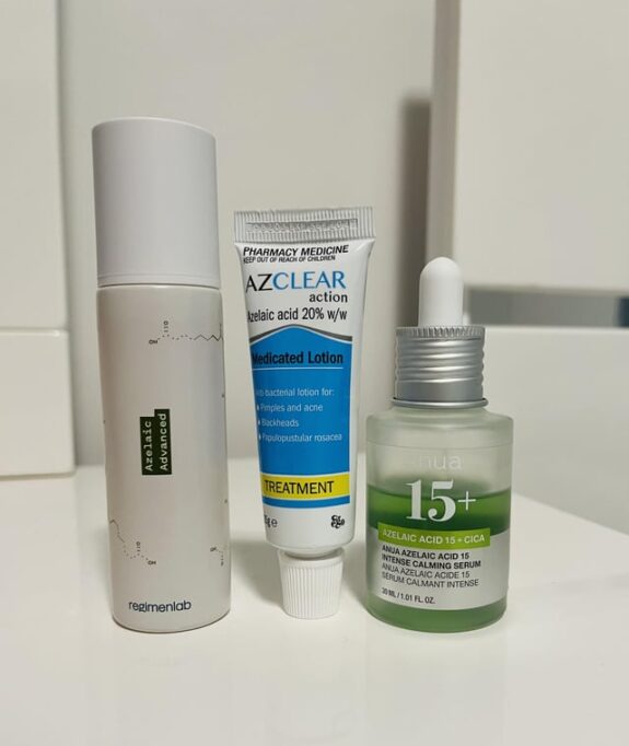 Azelaic Acid treatment for papulopustular rosacea.